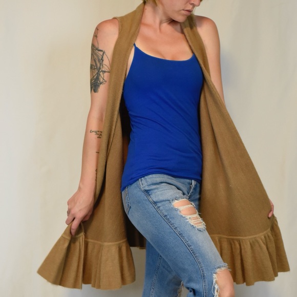 Anthropologie Jackets & Blazers - NWT Evelyn K Millau Ruffle Vest